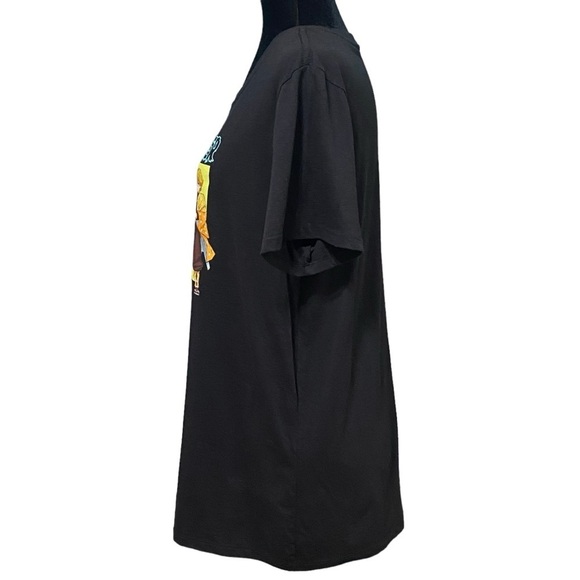 Demon Slayer Graphic T-Shirt Size Large Anime Manga Tee Black Short Sleeve - Picture 3 of 6